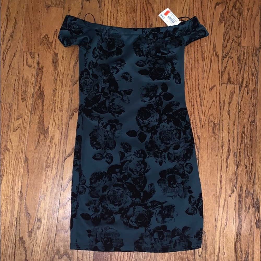 Teal bodycon dress